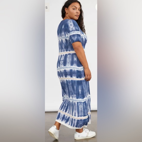 NWT Anthropologie Kato Tie-Dye Midi Dress. Size L. - Picture 2 of 9
